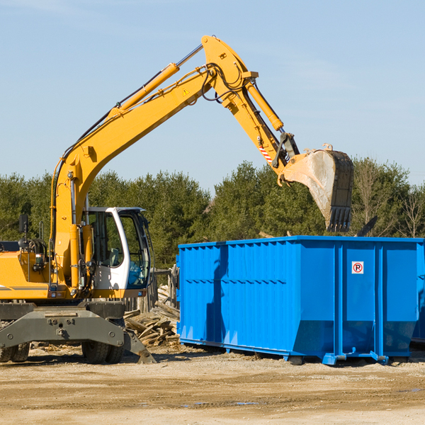 can i choose the location where the residential dumpster will be placed in New Baltimore Virginia